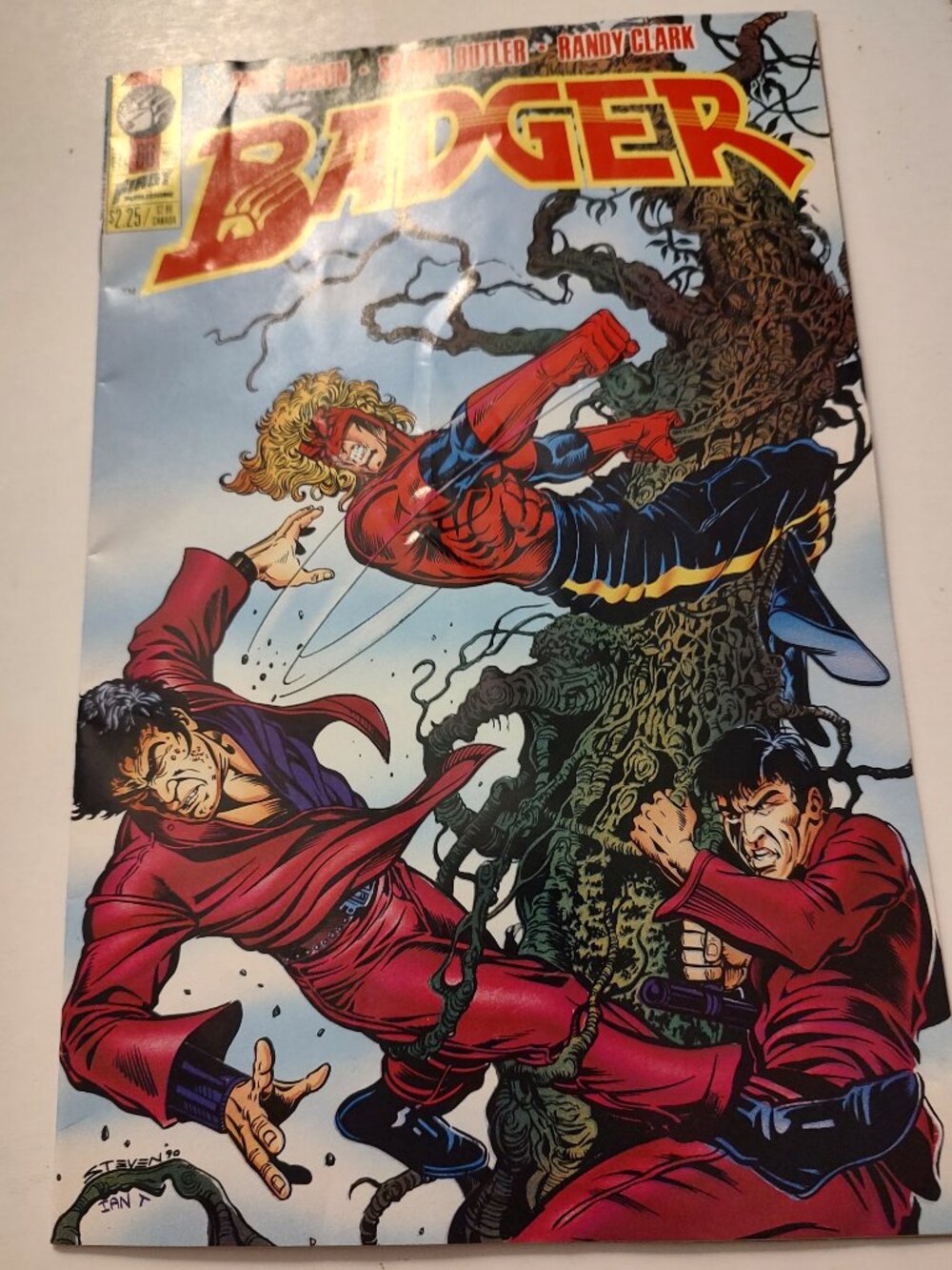 BADGER # 66 The Wotan Seed By Mike Baron Art by Steve Butler & Randy Clark